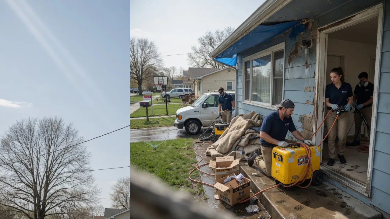 Basement Flood Cleanup in Le Roy, MN near me